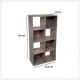 Scaffale Legno, 8 Scomparti, 67X32X134 cm, Libreria Mobile…