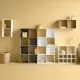Scaffale Legno, 8 Scomparti, 67X32X134 cm, Libreria Mobile…