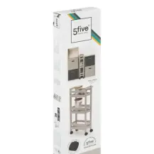 Carrello 174762O con Ruote 3P Beige 5FIVE - 5FIVE