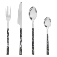 5FIVE Servizio 24 Posate – Finitura Marmo