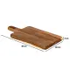 Tagliere Acacia, 40X20 cm, con Manico, Cucina, Legno 5FIVE - 5FIVE