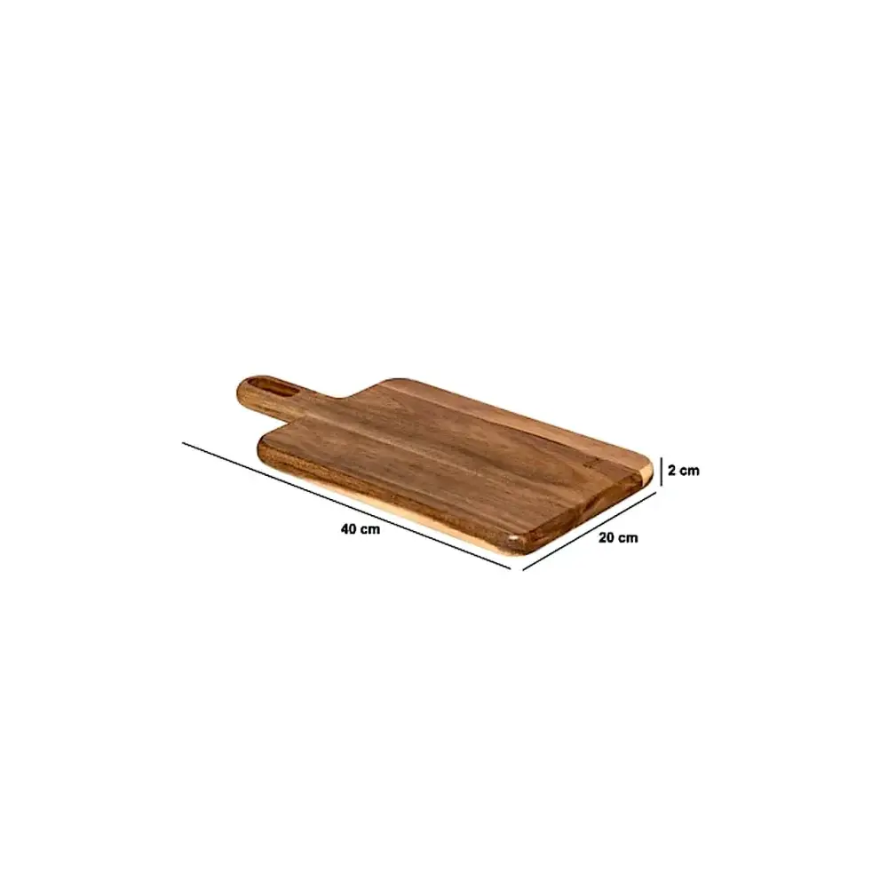 Tagliere Acacia, 40X20 cm, con Manico, Cucina, Legno 5FIVE - 5FIVE