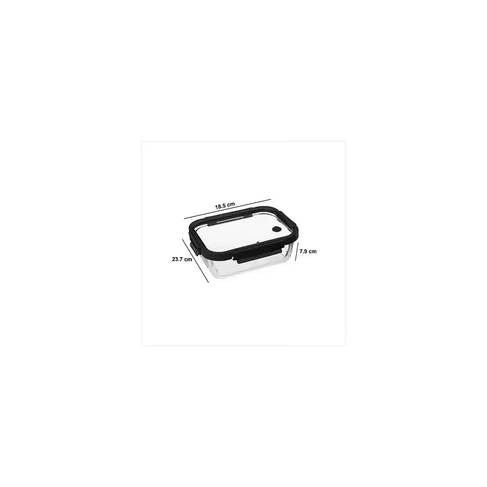 Contenitore Rettangolare Clipeat Misura L In Vetro 5FIVE - 5FIVE