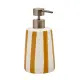 Dispenser Sapone Strio Giallo 9X17 cm Ceramica, Distributore Bagno…