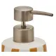 Dispenser Sapone Strio Giallo 9X17 cm Ceramica, Distributore Bagno…