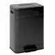 Pattumiera Differenziata Nova Nera 60 Litri In Metallo 214561 5FIVE…