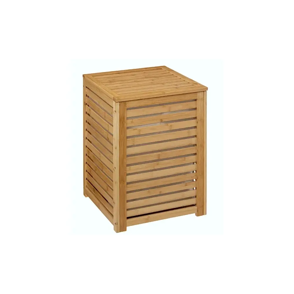 Portabiancheria Sicela, 65 L, Bamboo, 40X40X60 cm, Cesto Biancheria…