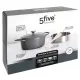 Vaporiera D24Cm Alluminio Pressato grigio 5FIVE - 5FIVE