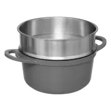 Vaporiera D24Cm Alluminio Pressato grigio 5FIVE - 5FIVE
