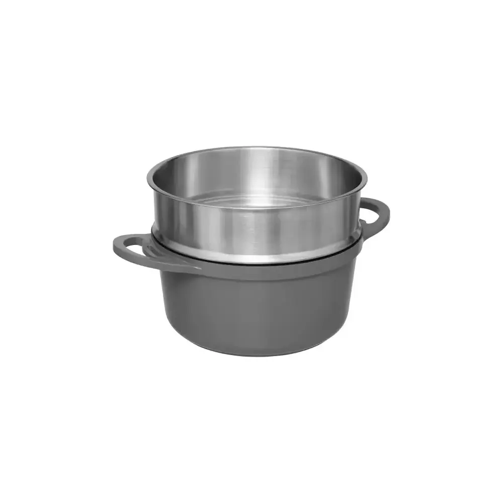 Vaporiera D24Cm Alluminio Pressato grigio 5FIVE - 5FIVE