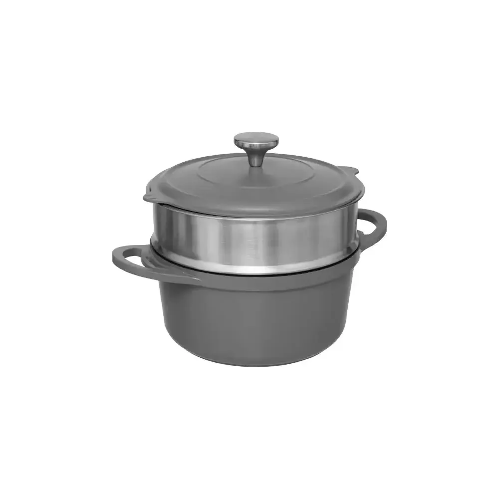 Vaporiera D24Cm Alluminio Pressato grigio 5FIVE - 5FIVE