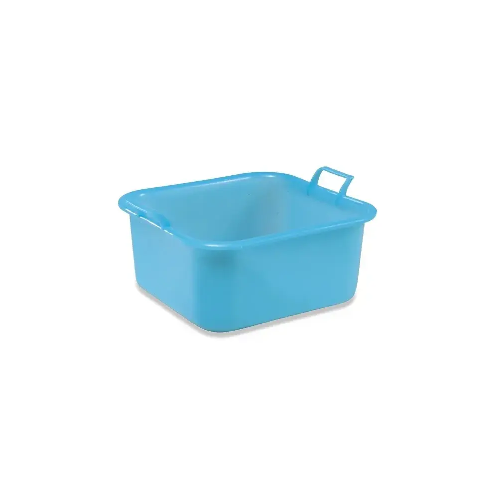 Bacinella Quadrata Plastica 15L Plastime Blu o Bianca