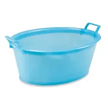 Bacinella Ovale Plastime 42 Litri - Plastica Resistente