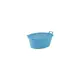 Bacinella Ovale Plastica 60x46x22 cm Plastime Bianca/Blu