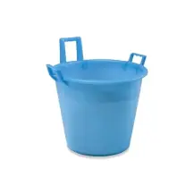 Mastello Lario Plastime 160L in Polietilene con 3 Manici