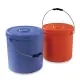 Pattumiera Tevere 20 L PLASTIME – plastica con coperchio zincato