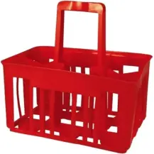 PLASTIME Cestello Porta Bottiglie 6 Posti 21x30x32 cm