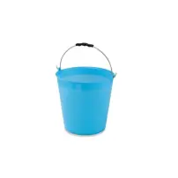 PLASTIME Secchio Adda 18 L in plastica con manico zincato