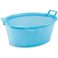 Bacinella ovale PLASTIME 35 L in plastica – colori assortiti