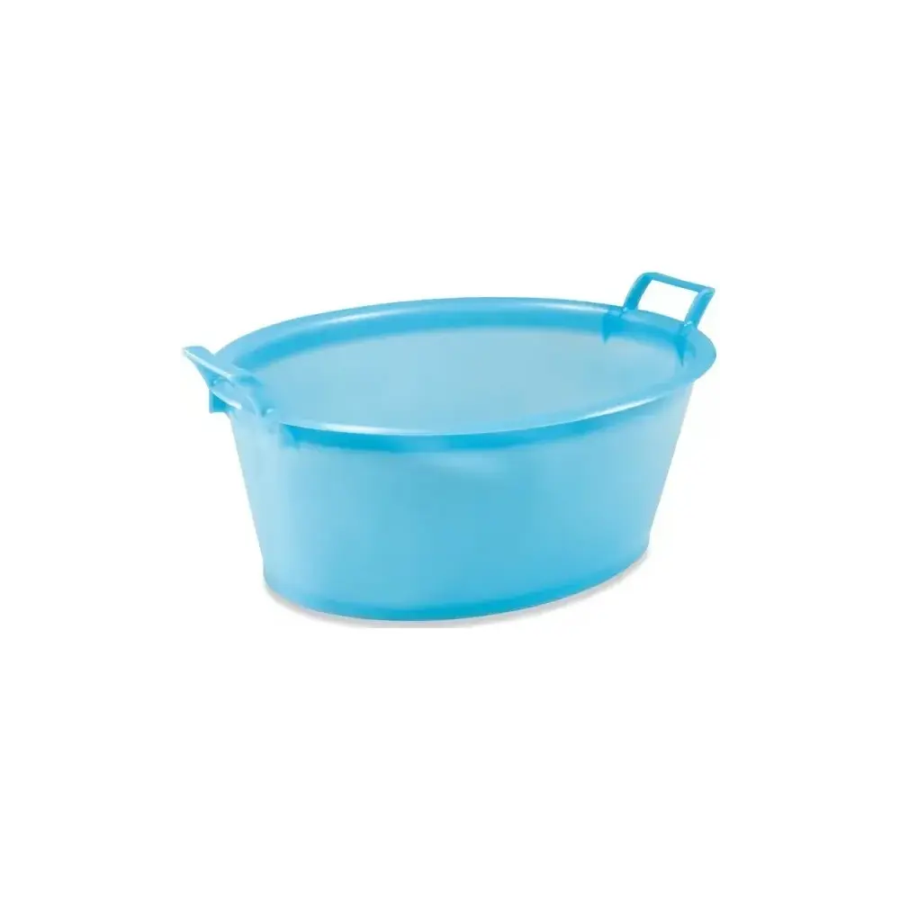 Bacinella ovale PLASTIME 35 L in plastica – colori assortiti