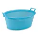 Bacinella ovale PLASTIME 18 L – plastica con manico in polietilene