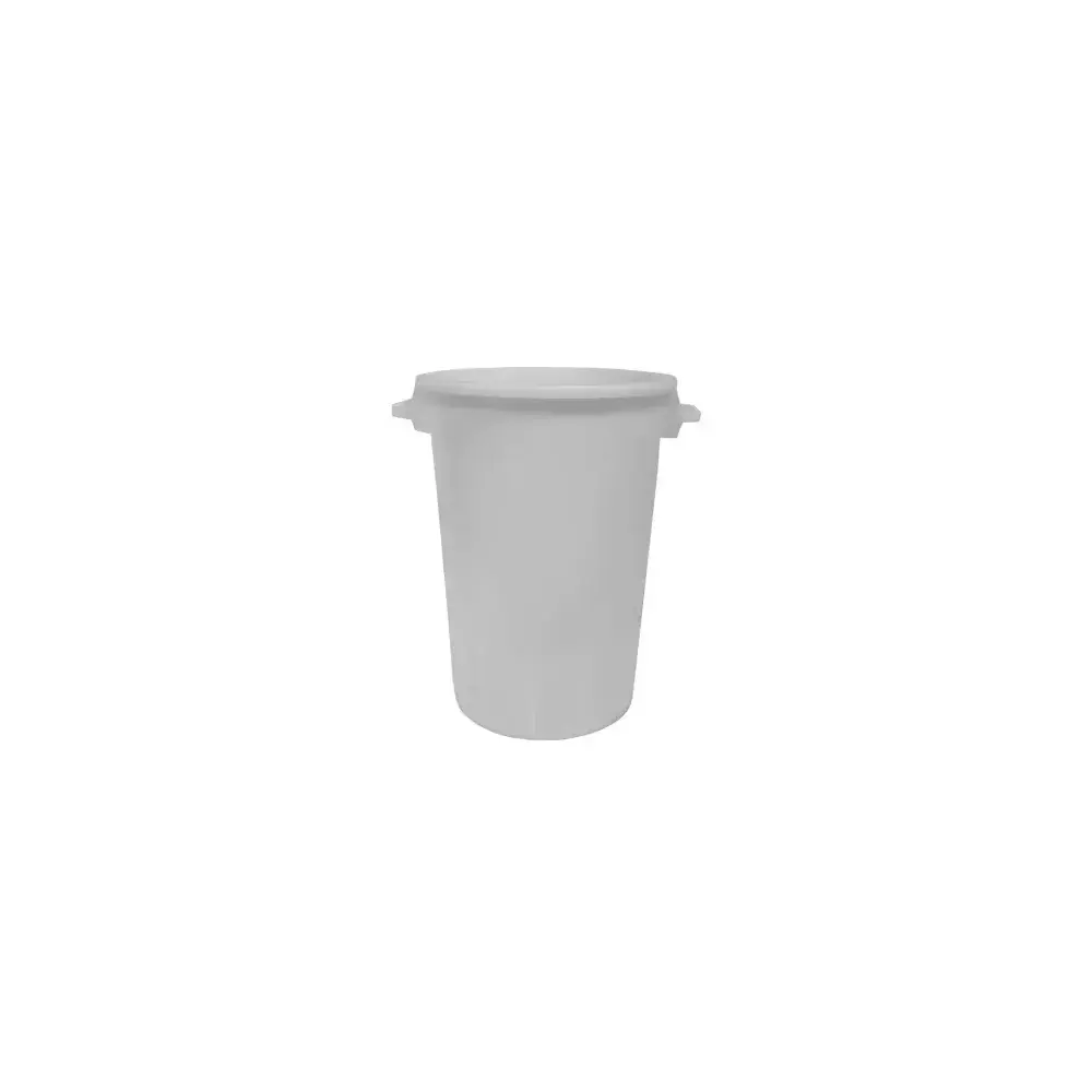 PLASTIME Bidone in Plastica 75 L Bianco – Polietilene robusto