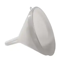 Imbuto PLASTIME in plastica bianca – diametro 26 cm, lunghezza 24 cm