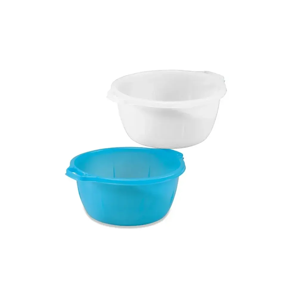 Plastime Bacinella Bombata in Plastica 25 Lt – resistente e leggera