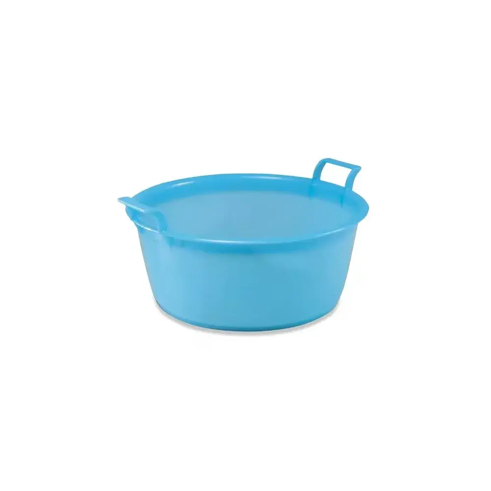 PLASTIME Bacinella tonda in plastica 40 L – 55 cm x 24 cm