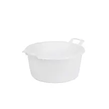PLASTIME Bacinella tonda in plastica 40 L – 55 cm x 24 cm