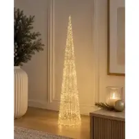 Albero Cono Natalizio Diamond MERCURY 1440 LED 180cm