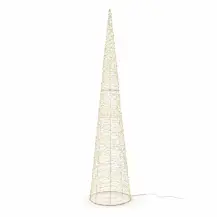 Albero Cono Natalizio Diamond MERCURY 1440 LED 180cm