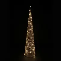 MERCURY Albero di Natale Cono 200 Luci LED Oro