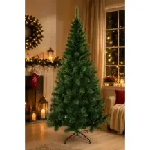 Albero di Natale Courmayeur 210 cm Verde in PVC