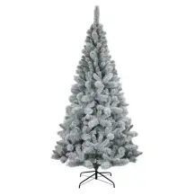 Courmayeur Albero di Natale Innevato 210 cm con rami in PVC