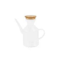 Mercury Oliera/Acetiera Vetro 350ml Tappo Bamboo