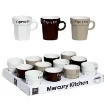 MERCURY Tazzina Caffè 90ml in Porcellana