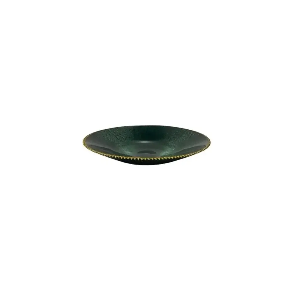 Centrotavola Verde E Oro in Vetro 30 cm – Vetro