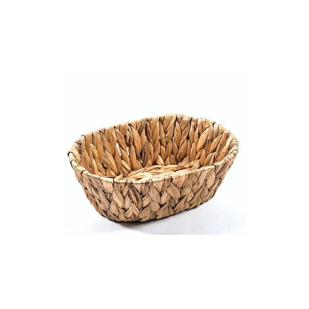 Cestino in Banano 23x17x8 cm MERCURY - Fibra Intrecciata a Mano