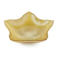 Ciotola Stella Oro in Vetro 16x5 cm – MercurY