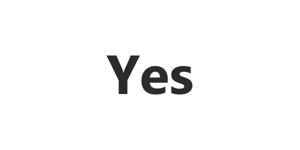 Yes